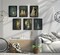 6 Piece Vintage Halloween Ghost Wall Art Victorian Gothic Canvas Prints Dark Academia Cute Candle Ghost Posters Unframed for Bedroom Living Room Home Decor